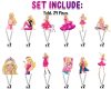 Barbie Cartoon Cupcake Toppers Barbie Cartoon Cupcake Toppers