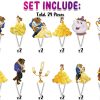 Beauty and the Beast Cupcake Toppers Beauty and the Beast Cupcake Toppers