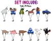 Little Blue Truck 24 Pcs Cupcake Toppers Little Blue Truck 24 Pcs Cupcake Toppers