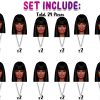 Afro Barbie Cupcake Toppers Afro Barbie Cupcake Toppers