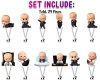 Classic Boss Baby Cartoon Cupcake Toppers Classic Boss Baby Cartoon Cupcake Toppers