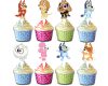 Bluey 24 Pcs Cupcake Toppers - Party Decorations Bluey 24 Pcs Cupcake Toppers - Party Decorations