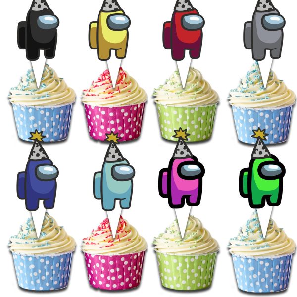 Among Us Cupcake Toppers