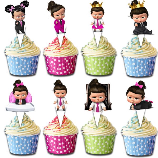 Boss Baby Girl Cupcake Toppers