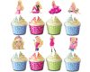 Barbie Cartoon Cupcake Toppers Barbie Cartoon Cupcake Toppers
