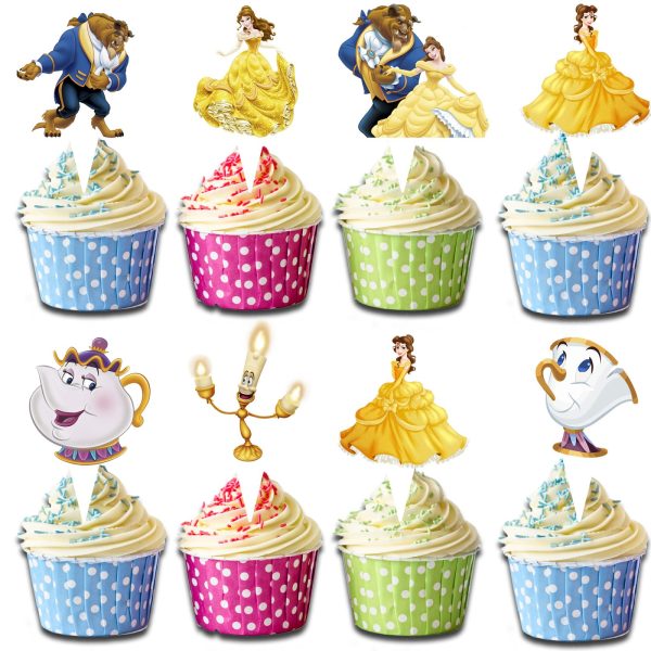 Beauty and the Beast Cupcake Toppers Beauty and the Beast Cupcake Toppers