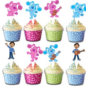 Blue's Clues 24 Pcs Cupcake Toppers