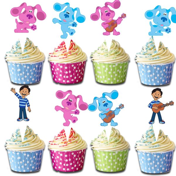 Blue's Clues 24 Pcs Cupcake Toppers