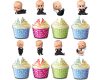 Classic Boss Baby Cartoon Cupcake Toppers Classic Boss Baby Cartoon Cupcake Toppers