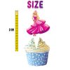 Barbie Cartoon Cupcake Toppers Barbie Cartoon Cupcake Toppers