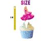 Barbie Cartoon Cupcake Toppers Barbie Cartoon Cupcake Toppers