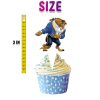 Beauty and the Beast Cupcake Toppers Beauty and the Beast Cupcake Toppers