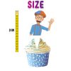 Blippi Cupcake Toppers Blippi Cupcake Toppers
