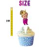 Boss Baby Girl White Hair Cupcake Toppers Boss Baby Girl White Hair Cupcake Toppers