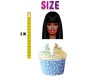 Afro Barbie Cupcake Toppers Afro Barbie Cupcake Toppers
