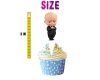 Classic Boss Baby Cartoon Cupcake Toppers Classic Boss Baby Cartoon Cupcake Toppers