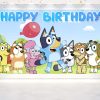 Bluey Dog Birthday Backdrop - Available in 5x3 ft & 7x5 ft Bluey Dog Birthday Backdrop - Available in 5x3 ft & 7x5 ft