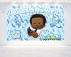 Boss Baby Afro Baby Shower Backdrop Boss Baby Afro Baby Shower Backdrop
