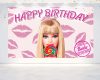 Barbie Birthday Backdrop - 5x3 FT and 7x5 FT Glamorous Party Decoration Barbie Birthday Backdrop - 5x3 FT and 7x5 FT Glamorous Party Decoration
