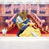 Beauty and the Beast Birthday Backdrop Beauty and the Beast Birthday Backdrop
