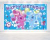 Blue's Clues Birthday Backdrop - 5x3 ft & 7x5 ft - Party Decoration Blue's Clues Birthday Backdrop - 5x3 ft & 7x5 ft - Party Decoration