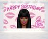 Afro Barbie Birthday Backdrop Afro Barbie Birthday Backdrop