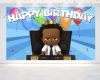 Boss Baby Afro Cartoon Birthday Backdrop - 5x3 FT and 7x5 FT Party Decoration Boss Baby Afro Cartoon Birthday Backdrop - 5x3 FT and 7x5 FT Party Decoration
