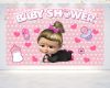 Boss Baby Girl Cartoon Baby Shower Backdrop Boss Baby Girl Cartoon Baby Shower Backdrop