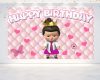 Boss Baby Girl Cartoon Birthday Backdrop Boss Baby Girl Cartoon Birthday Backdrop