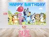 Bluey Dog Birthday Backdrop - Available in 5x3 ft & 7x5 ft Bluey Dog Birthday Backdrop - Available in 5x3 ft & 7x5 ft