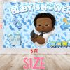 Boss Baby Afro Baby Shower Backdrop Boss Baby Afro Baby Shower Backdrop