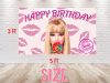 Barbie Birthday Backdrop - 5x3 FT and 7x5 FT Glamorous Party Decoration Barbie Birthday Backdrop - 5x3 FT and 7x5 FT Glamorous Party Decoration