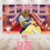 Beauty and the Beast Birthday Backdrop Beauty and the Beast Birthday Backdrop