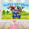 Little Blue Truck Birthday Backdrop Little Blue Truck Birthday Backdrop