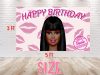 White,Brick,Wall,3d,Background Afro Barbie Birthday Backdrop