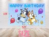 Bluey Dog Birthday Backdrop - Available in 5x3 ft & 7x5 ft Bluey Dog Birthday Backdrop - Available in 5x3 ft & 7x5 ft