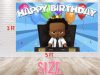 Boss Baby Afro Cartoon Birthday Backdrop - 5x3 FT and 7x5 FT Party Decoration Boss Baby Afro Cartoon Birthday Backdrop - 5x3 FT and 7x5 FT Party Decoration