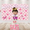 Boss Baby Girl Cartoon Birthday Backdrop Boss Baby Girl Cartoon Birthday Backdrop