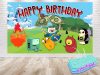 Adventure Time Party Backdrop Adventure Time Party Backdrop