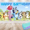 Bluey Dog Birthday Backdrop - Available in 5x3 ft & 7x5 ft Bluey Dog Birthday Backdrop - Available in 5x3 ft & 7x5 ft
