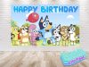 Bluey Dog Birthday Backdrop - Available in 5x3 ft & 7x5 ft Bluey Dog Birthday Backdrop - Available in 5x3 ft & 7x5 ft