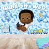Boss Baby Afro Baby Shower Backdrop Boss Baby Afro Baby Shower Backdrop