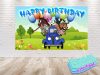 Little Blue Truck Birthday Backdrop Little Blue Truck Birthday Backdrop