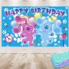 Blue's Clues Birthday Backdrop - 5x3 ft & 7x5 ft - Party Decoration Blue's Clues Birthday Backdrop - 5x3 ft & 7x5 ft - Party Decoration