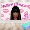 WaterProof2 Afro Barbie Birthday Backdrop