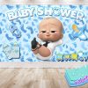 Boss Baby Cartoon Baby Shower Backdrop Boss Baby Cartoon Baby Shower Backdrop