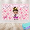 Boss Baby Girl Cartoon Birthday Backdrop Boss Baby Girl Cartoon Birthday Backdrop