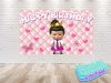 Boss Baby Girl Cartoon Birthday Backdrop Boss Baby Girl Cartoon Birthday Backdrop