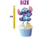 Stitch and Lilo Cupcake Toppers – 24 PCS Cute Cartoon Decorations for Kids Birthday Party Stitch and Lilo Cupcake Toppers – 24 PCS Cute Cartoon Decorations for Kids Birthday Party