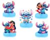Stitch Party Honeycomb Centerpieces – 5 PCS Table Decorations for Kids Birthday or Baby Shower – Stitch and Lilo Blue Floral Theme Stand-Up Cutouts Stitch Party Honeycomb Centerpieces – 5 PCS Table Decorations for Kids Birthday or Baby Shower – Stitch and Lilo Blue Floral Theme Stand-Up Cutouts